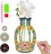 Diamond Art Kits for Adults, DIY Vase Diamond Art, Diamond Painting Kit, Ideal Desktop Ornaments & Thoughtful Female Gifts (Life)